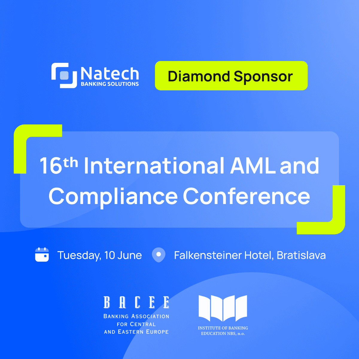 Natech events: Natech Is a Diamond Sponsor of the 16th International Aml & Compliance Conference