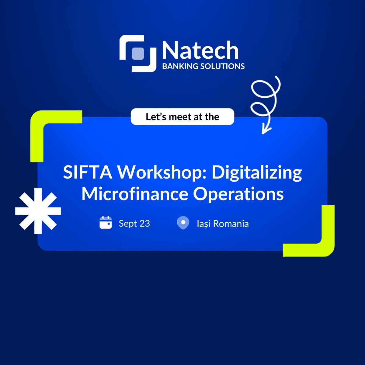 Natech events: Natech at the SIFTA Workshop: Digitalizing Microfinance Operations